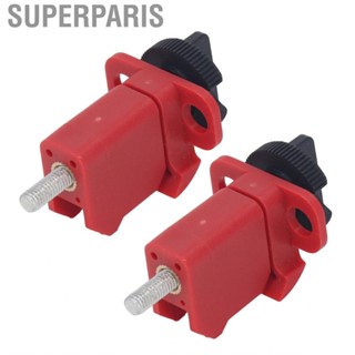 Superparis 2Pcs Circuit Breaker Lockout Device High Temperature Resistant Mini Lock