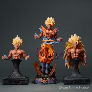 [สินค้าใหม่] โมเดลฟิกเกอร์ ดราก้อนบอล Super Super Super Sang Goku Super Saiyan สเกล 1: 6 แฮนด์เมด สําหรับตกแต่ง QPLF