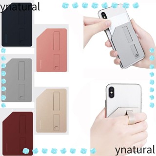 Ynatural กระเป๋าใส่บัตรโทรศัพท์มือถือ แบบดึง มีกาวในตัว สําหรับผู้ชาย และผู้หญิง