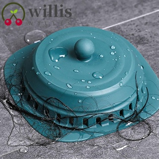 Willis ฝาครอบท่อระบายน้ํา ซิลิโคน ระงับกลิ่น พับได้ ฝาท่อระบายน้ํา ปิดผนึก ปลั๊กท่อระบายน้ํา พื้นห้องน้ํา จับผม อ่างล้างจาน ปลั๊กท่อระบายน้ํา