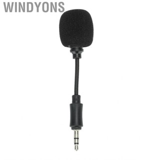 Windyons Phone Mic Replacement 360 Degree Adjustable Strong Interference Resistant Windproof Sponge Mini Microphone for Recording