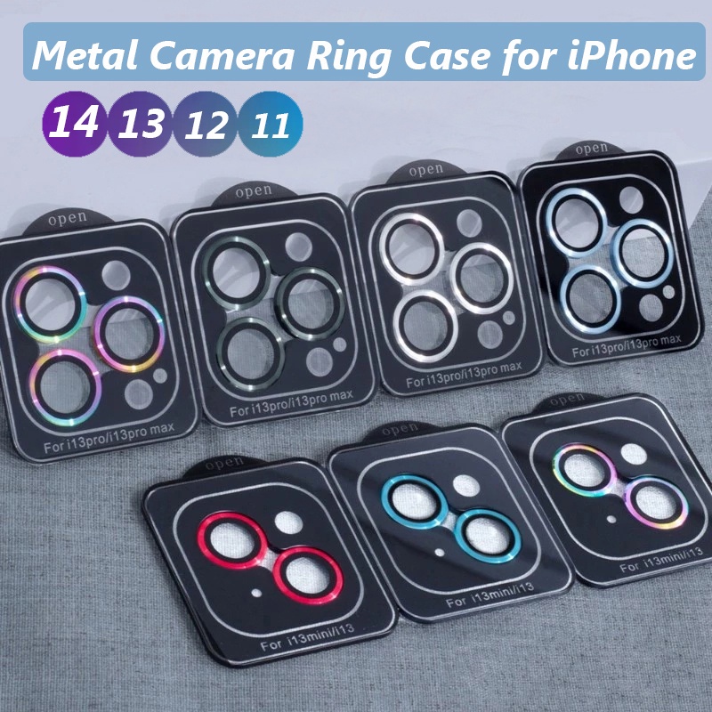 ตัวป้องกันเลนส์กล้อง สําหรับ For iPhone 15 14 13 11 16 12 Pro Max 13 Mini 15 pro 14 plus กระจกนิรภัย ป้องกันหน้าจอกล้อง ราคา ถูกที่สุด ดีลบีเคเค
