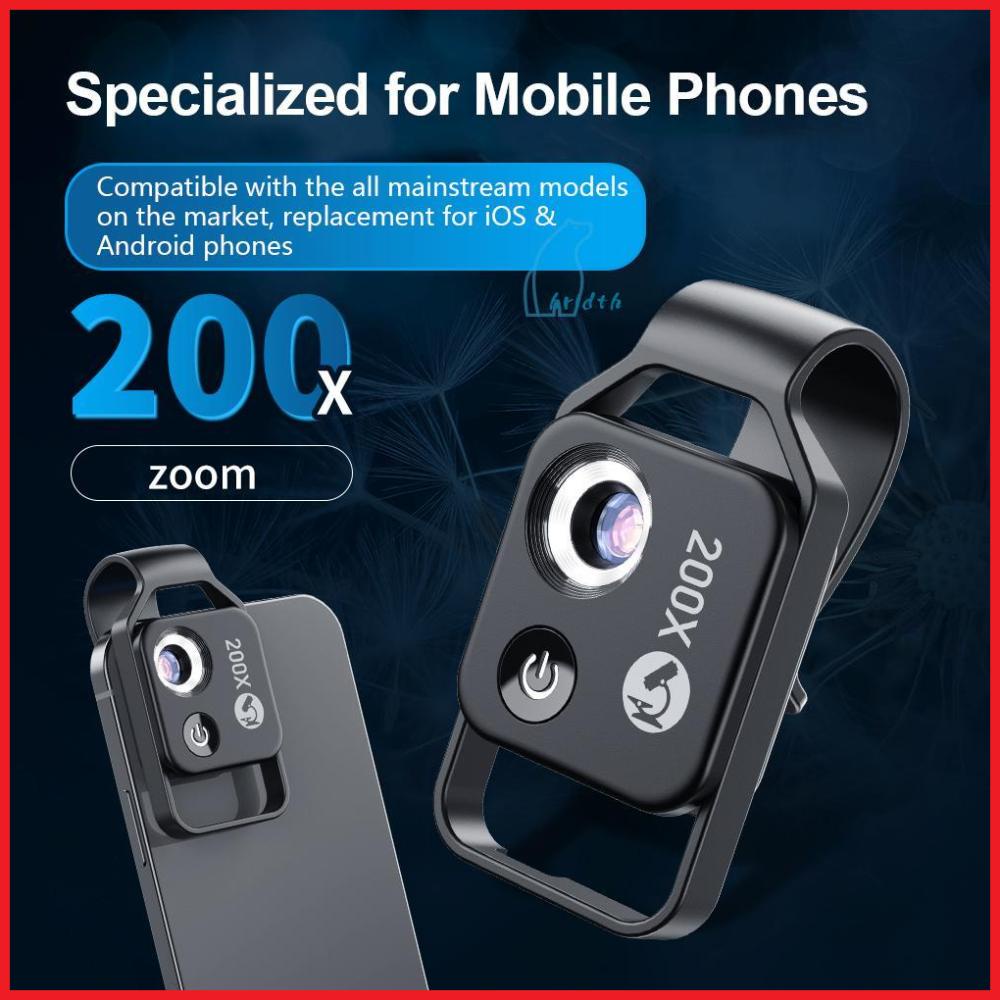 APEXEL Professional Phone Microscope Lens for Jewelry Appraisal