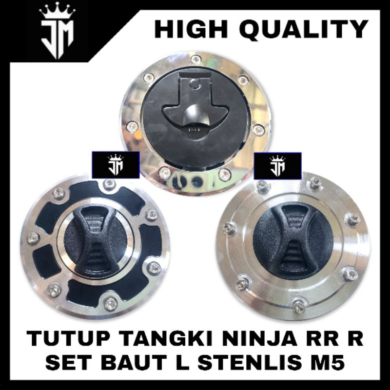 KAWASAKI NINJA RR R CNC และนําเข้าชุดหมวกถัง L STAINLESS STEEL BOLT M5 7 ชิ้น