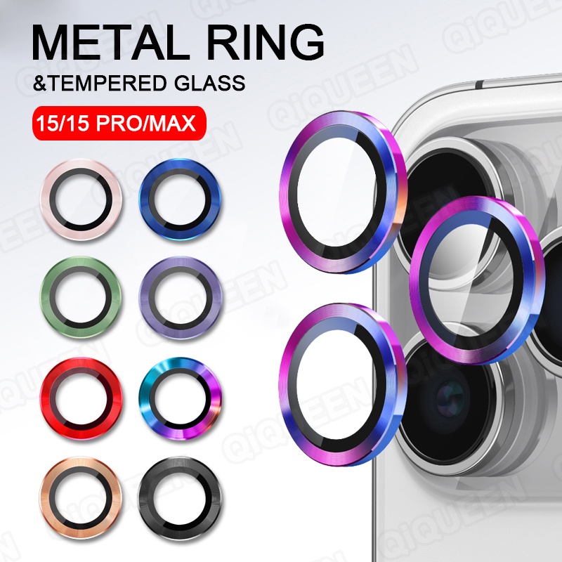 ฟิล์มกระจก กันรอย เลนส์กล้อง สำหรับ ไอโฟน 15promax 14promax 14plus 14 13promax 13 12promax 12 11 11promax เลนส์กล้องไอโฟน