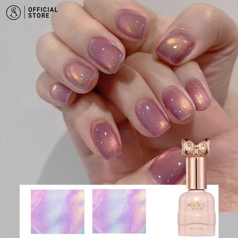 ยาทาเล็บเจล สีลูกแก้วแคทอาย ANNIES สีเจล 10ML สําหรับตกแต่งเล็บ