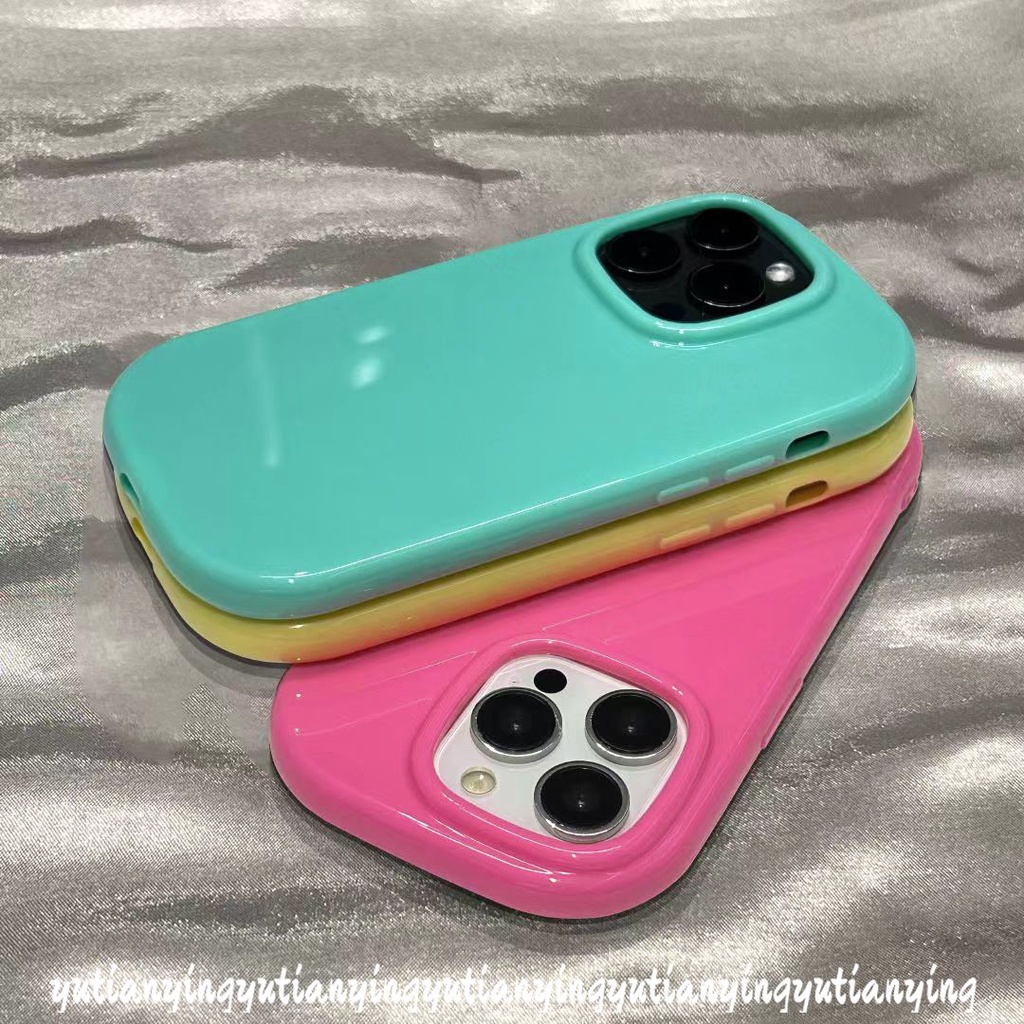 เคสซิลิโคน สีแคนดี้ เรืองแสง กันกระแทก สําหรับ IPhone XR XS X Max 15 11 12 14 13 Pro Max 7 6s 8 6 Plus