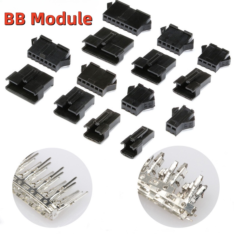 10 ชุด JST SM Connector Plug Pitch 2.54 มม.หญิงและชาย + เทอร ์ มินัล SM-2P SM-2R JST SM2.54 2/3/4/5/6/7/8 P Pin
