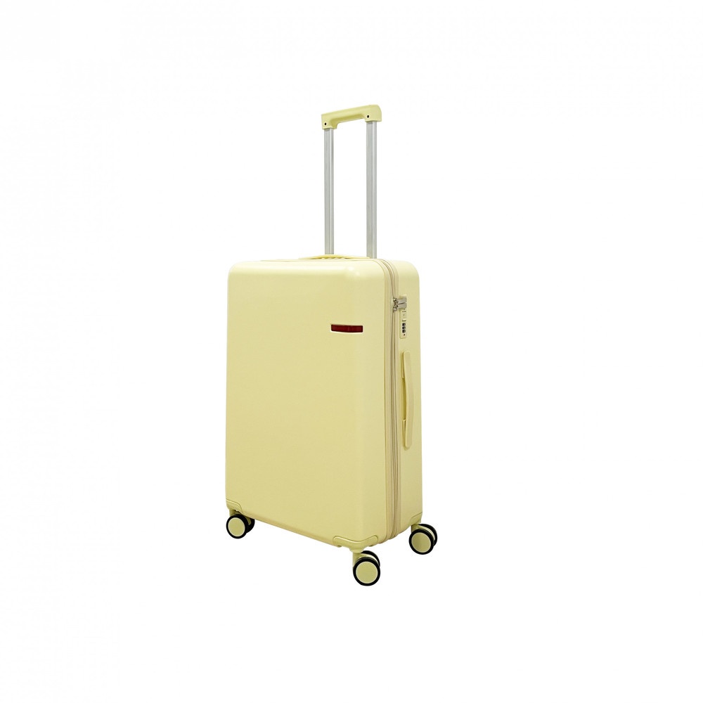 WETZLARS กระเป๋าเดินทางขนาด 20 นิ้ว รุ่น BLOSA-CREAM S ขนาด 55.5x22.6x50ซม. สีเหลืองอ่อน
