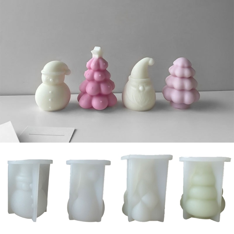 R* 3D Face-less Old Man แม่พิมพ์ซิลิโคน Handmade Desktop Decor ยิปซั่ม Mould