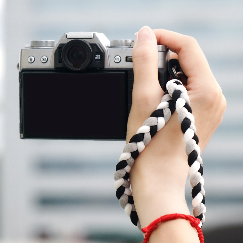 สายรัดข้อมือ แบบถัก สําหรับกล้อง DSLR SLR