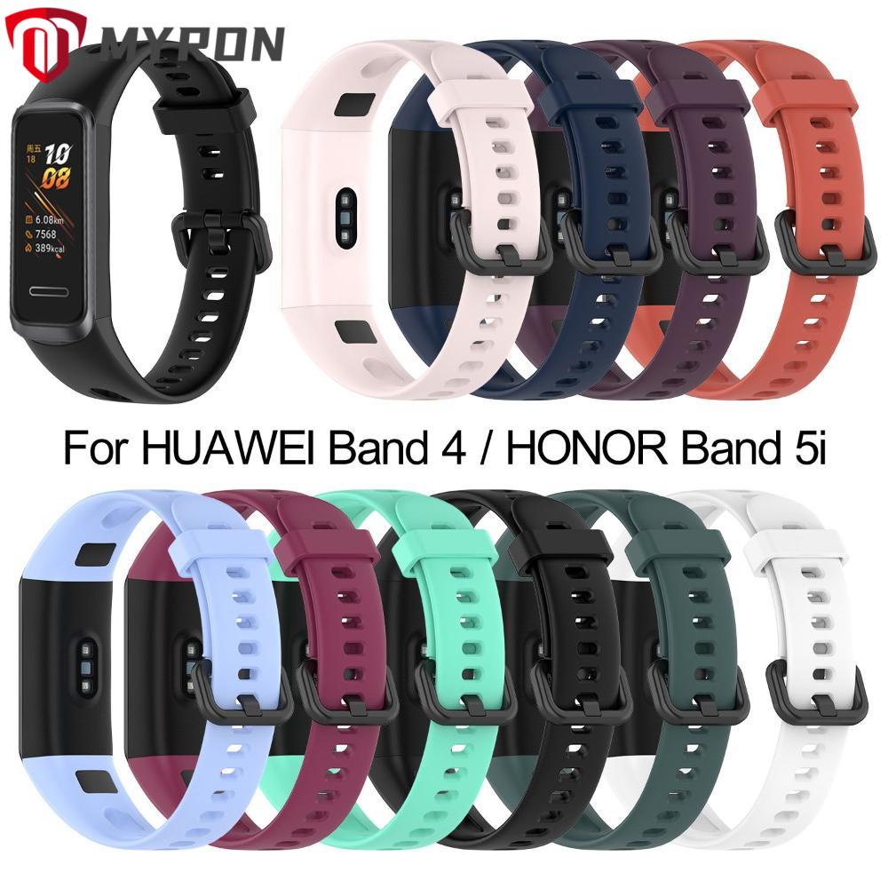Myron สายรัดข้อมือซิลิโคน สําหรับ HUAWEI Band 4 ADS-B29 Honor Band 5i ADS-B19
