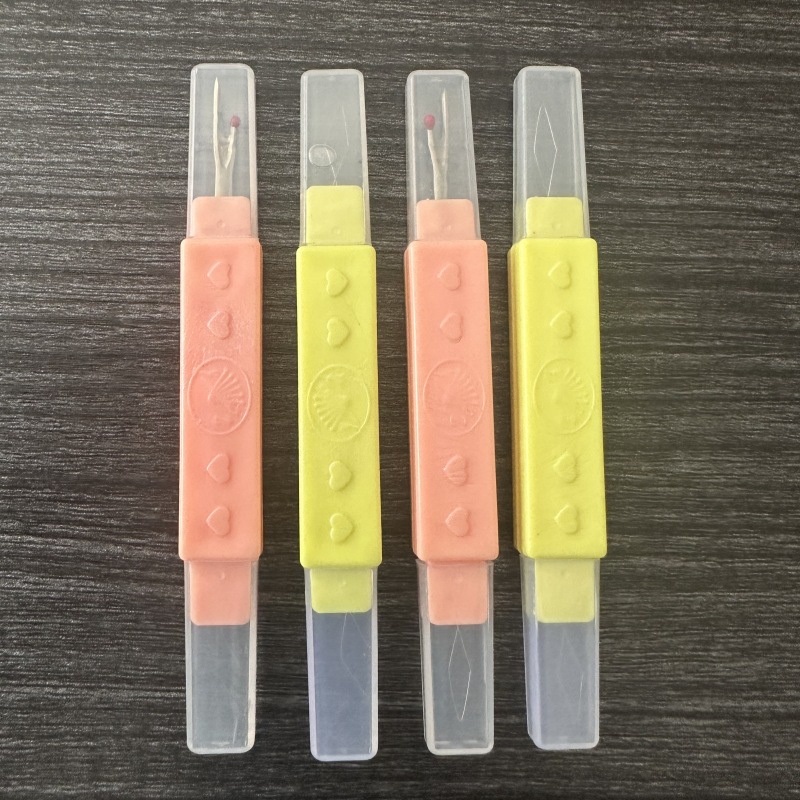 มีดกําจัดเกลียว แบบสองหัว พร้อมฝาครอบป้องกัน แบบพกพา สําหรับใช้ในครัวเรือน จํานวน 1 ชิ้น - รูปที่ 4