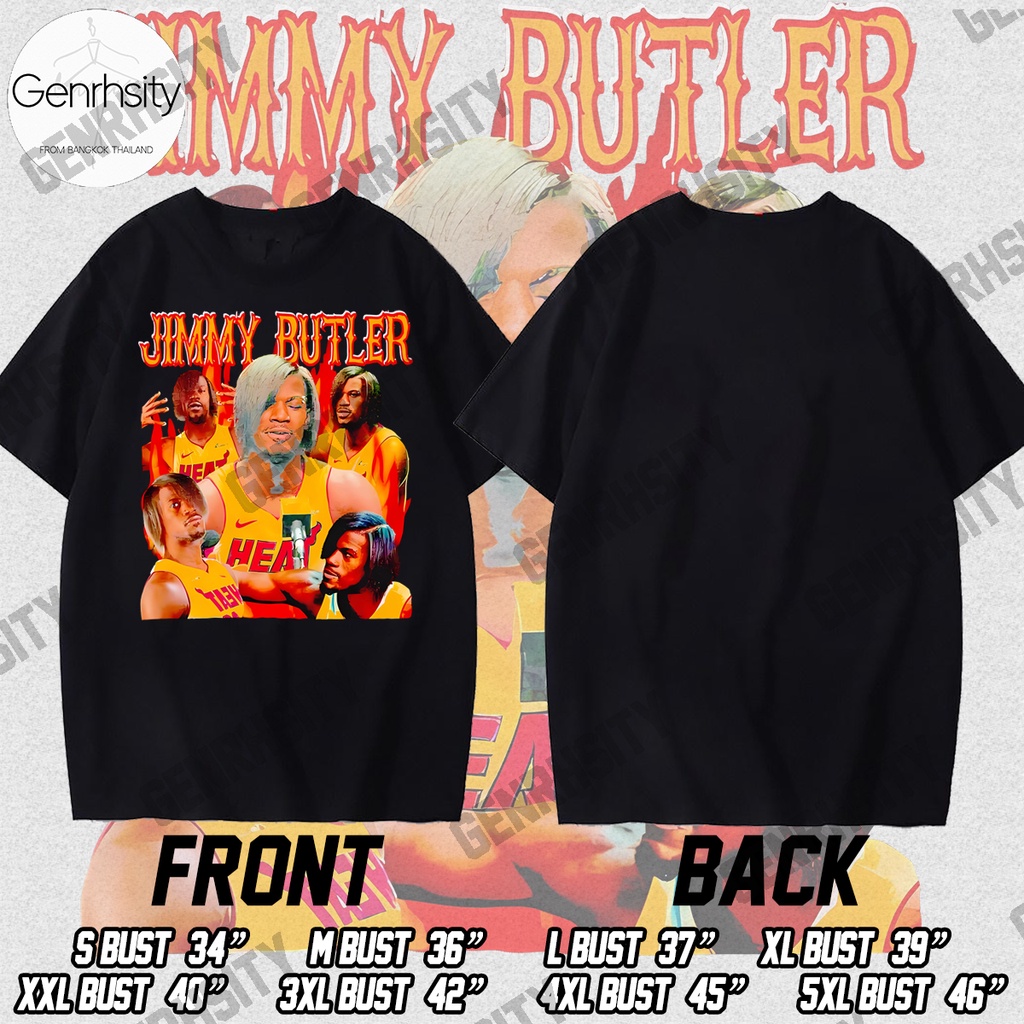 เสื้อ jimmy butler emo SHIRT เสื้อยืดผู้ชาย ผ้าฝ้าย พิมพ์ลาย สําหรับผู้ชาย และผู้หญิง ไซซ์ S-5XL