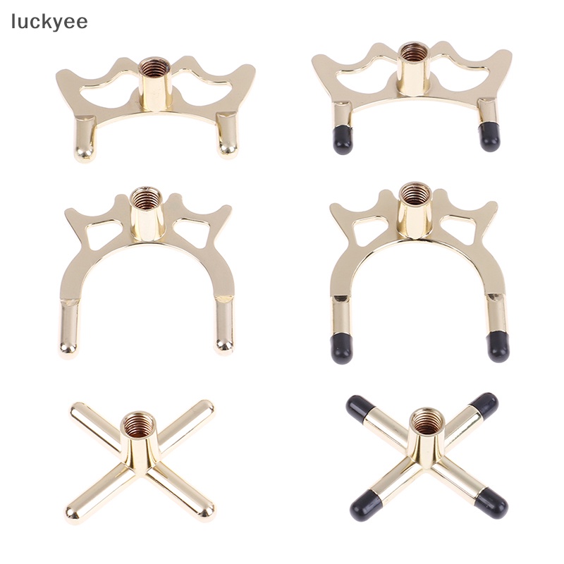 Luckyee ที่วางหัวไม้คิว สนุ๊กเกอร์ บิลเลียด ทองแดง อุปกรณ์เสริม Tq