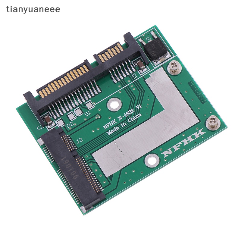 Tianyuaneee mSATA ssd เป็น 2.5 นิ้ว SATA 6.0gps อะแดปเตอร์แปลงการ์ดโมดูลบอร์ด mini pcie ssd Well