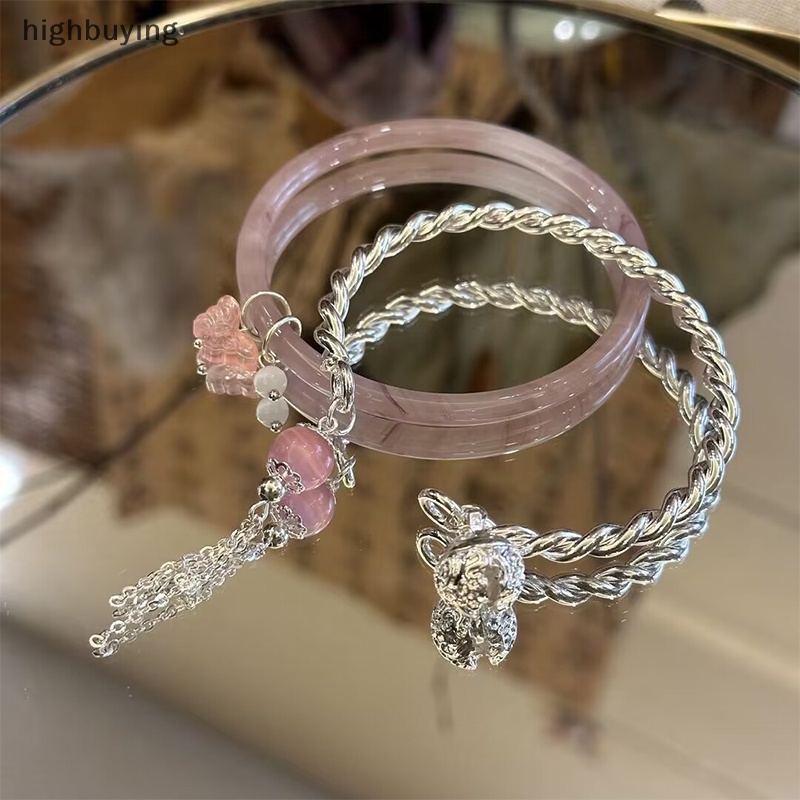 [highbuying] สร้างสรรค์ สไตล์จีน ย้อนยุค เซลเบลล์ กําไลข้อมือ สําหรับผู้หญิง เด็กผู้หญิง แฟชั่น หวาน น่ารัก สร้อยข้อมือ คาวาอี้ ความงาม สร้อยข้อมือ ใหม่ พร้อมส่ง