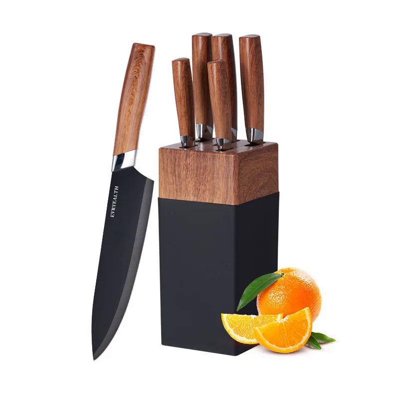 Kitchen Knives Set Chef Knives 6 Sets Stainless Steel Kitchen Knives Fruit Knife Peeler Chef Slicer 