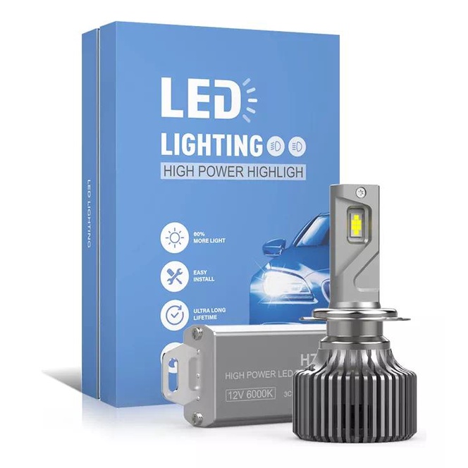 Luyoo หลอดไฟหน้า led พลังงานสูง 150W 30000Lm h7 12V h4 6000K H1 H3 9004 H13 H11 880 9005 9006 9012
