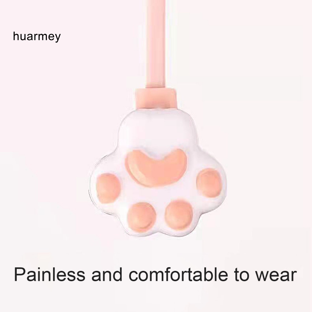 Huarmey หูฟังอินเอียร์ แบบมีสาย เสียงเบสหนัก 35 มม. ลายการ์ตูนอุ้งเท้าแมว น้ําหนักเบา พร้อมไมโครโฟน สําหรับเล่นกีฬา ราคา ถูกที่สุด ดีลบีเคเค แกลเลอรีภาพที่ 2
