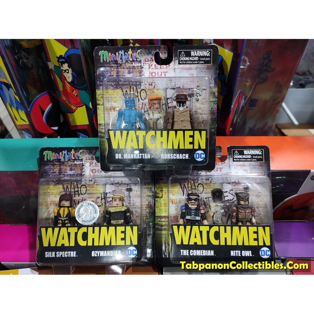 Minimates DC Watchmen Movie Complet Set ( 3 box)
