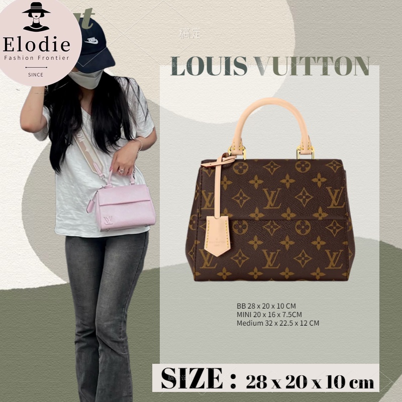 หลุยส์วิตตอง /Louis Vuitton CLUNY BB /MINI Bag /ผู้หญิง/กระเป๋าสะพายไหล่/กระเป๋าถือ