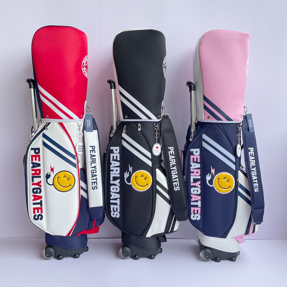 {GOLF Bag} ใหม่ ถุงใส่ลูกกอล์ฟ PG PG89 ลายหน้ายิ้ม สวยหรู โปรโมชั่นปีใหม่ ข้อเสนอพิเศษ สําหรับเล่นกอล์ฟ VDYQ