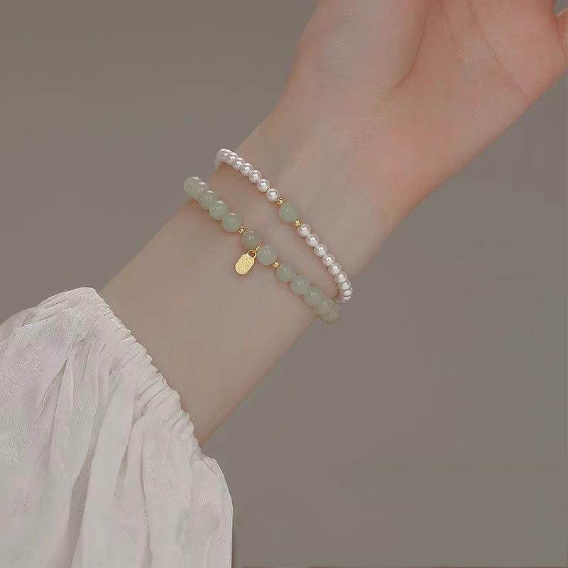 เครื่องประดับ สร้อยข้อมือ สายโซ่เหล็กไทเทเนียม ทอง 18K หลากสี เหมาะกับของขวัญ สําหรับผู้หญิง