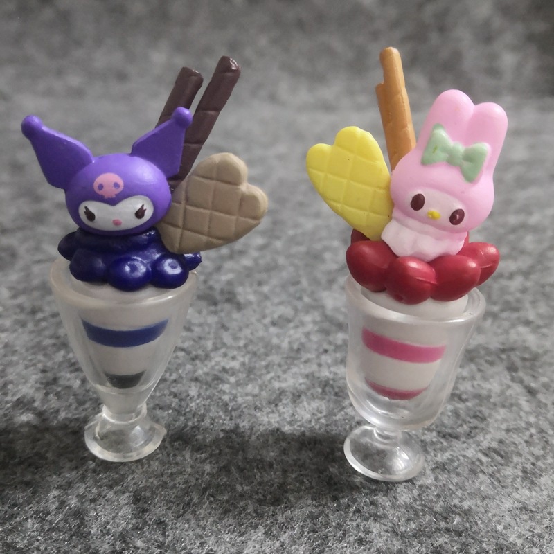 ของเล่นตุ๊กตา ไอศกรีม Kuromi Stitch DIY สําหรับตกแต่งภูมิทัศน์