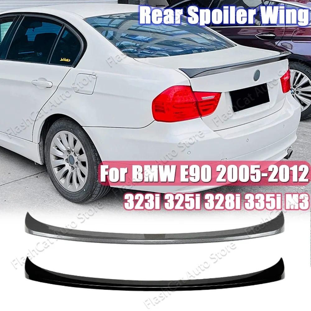 ปีกสปอยเลอร์หลังคารถยนต์ ABS สีดําเงา สําหรับ BMW E90 M3 2008-2012 & E90 323i 325i 328i 335i 2005-2012 CSL