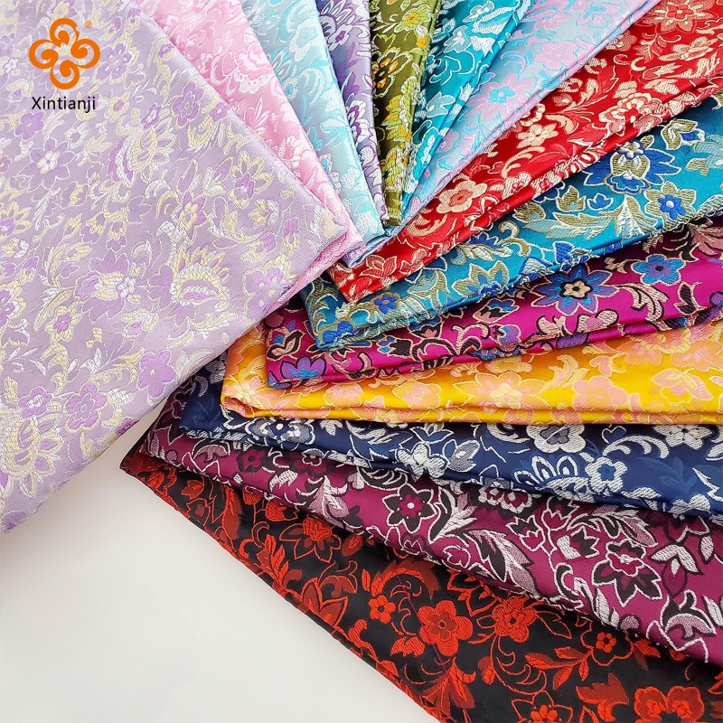 ผ้าปลอมผ้า Han เสื้อผ้าผ้าไหมเย็บปักถักร้อยเส้นด้ายย้อมตกแต่งผ้า diy Tang ชุด cheongsam เทศกาลเรือมังกรหมอนเบาะ TJ8755