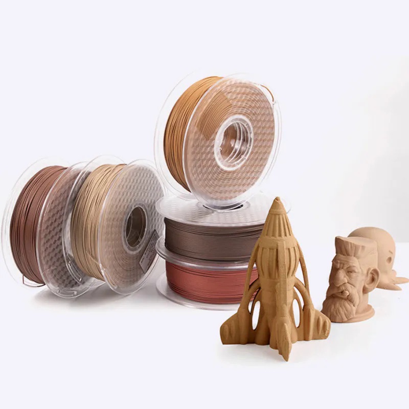 1.75mm PLA Wood 3D Printer Filament 1.75mm Wooden Rose Ebony Red Sandal Wood Sublimation 3D Printing