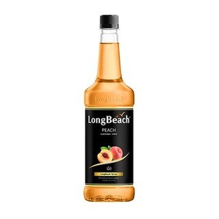 ลองบีชไซรัป ไซรัปพีช 740 มล. Long beach syrup ไซรัปลองบีช ไซรัป ลองบีช