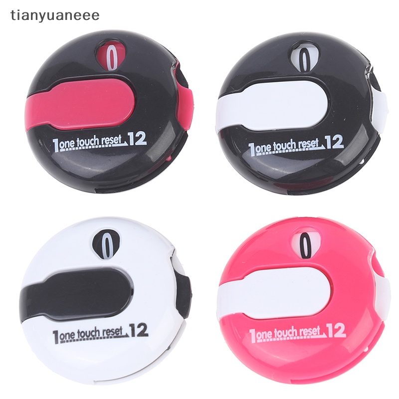 Tianyuaneee Golf Score Counter Clicker Scorekeeper Scorring คลิปบนถุงมือ 3 ซม.จังหวะดี