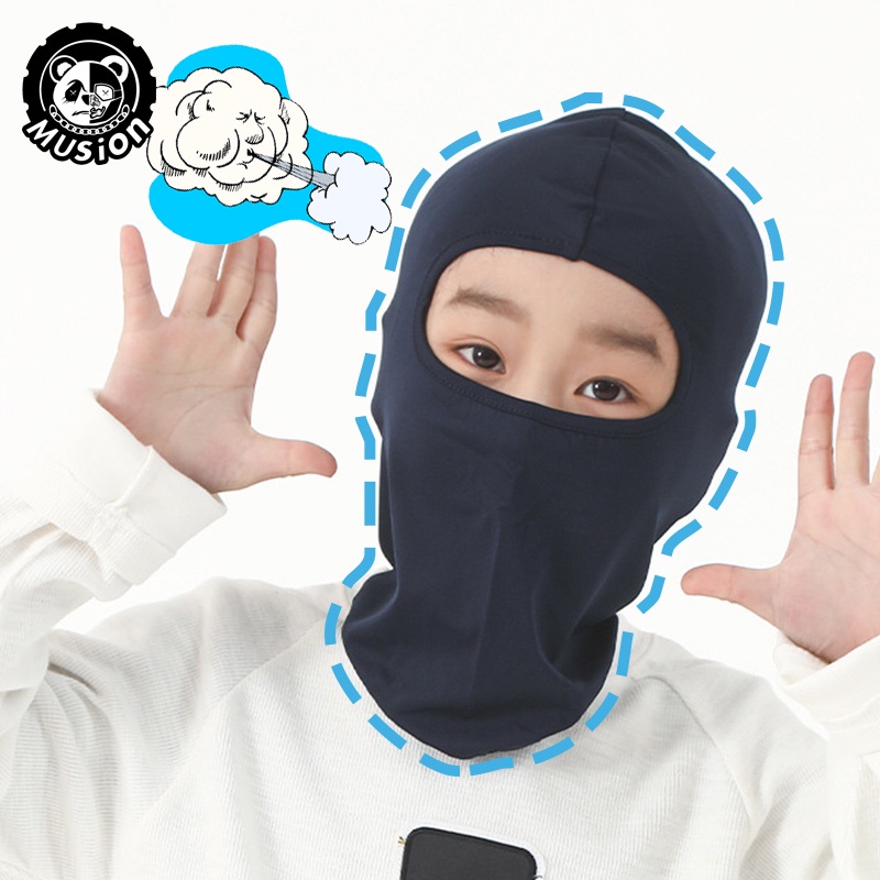 หมวกกันน็อค ผ้าเรยอน ป้องกันรังสียูวี ป้องกันฝุ่น สําหรับเด็ก เหมาะกับการขี่จักรยานกลางแจ้ง