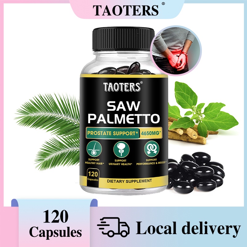 Taoters ผลิตภัณฑ์เสริมอาหารต่อมลูกหมาก สําหรับผู้ชาย รองรับความถี่ปัสสาวะที่ดีต่อสุขภาพ รองรับประสิทธิภาพและอารมณ์