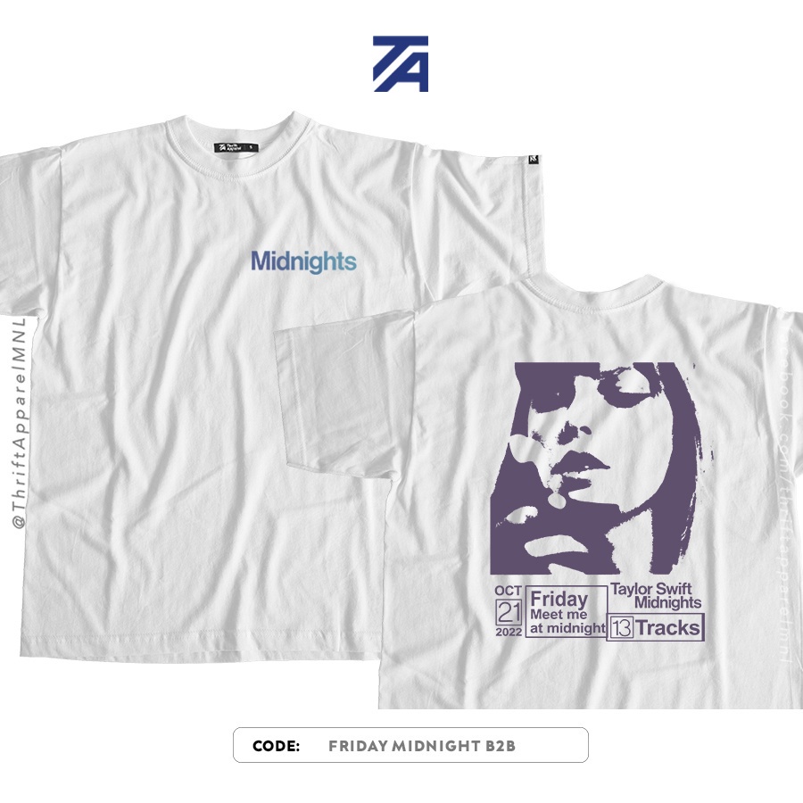 พร้อมส่ง Friday Midnight B2B | Thrift Apparel T-Shirt_03