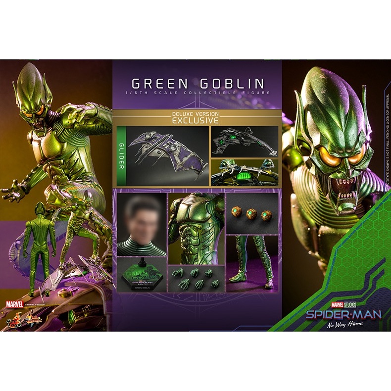【สินค้ามีในสต็อก｜เริ่มส่งสินค้าในวันที่ 18 กุมภาพันธ์】แบรนด์ใหม่ในสต็อก 🔥 hot toys HT 1/6 hot toys spider man Green goblin MMS631 No Way Home hot toys มือสอง ปีศาจเขียว