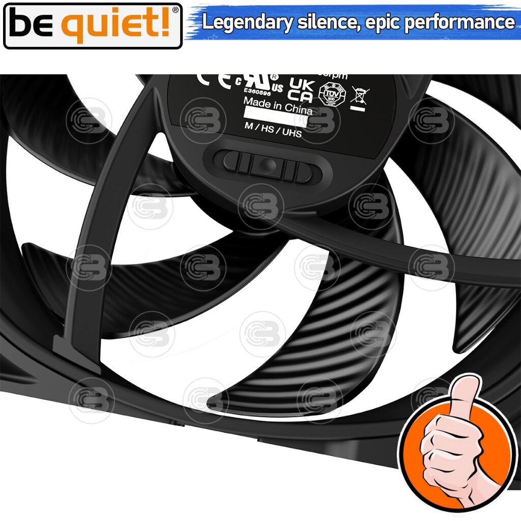 [CoolBlasterThai] Be Quiet PC Fan Case Silent Wings Pro 4 140 PWM (BL099) ประกัน 5 ปี