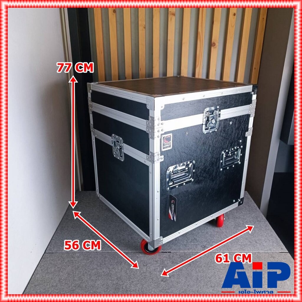 COMPACT XT3s-10U (8U) ตู้ RACK 3ฝา พร้อมล้อ สีดำ RACK 3 ฝา พร้อมล้อ พื้นที่สำหรับเก็บเครื่องเสียง รุ