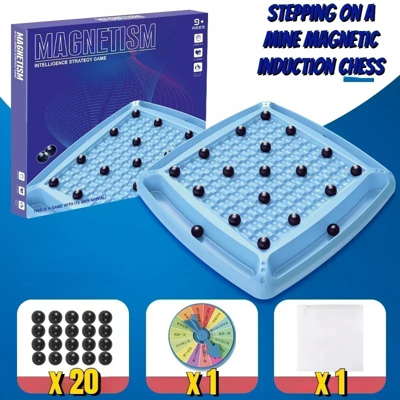 Magnetic Game Chess Magnets Stones Battle Table Board Game