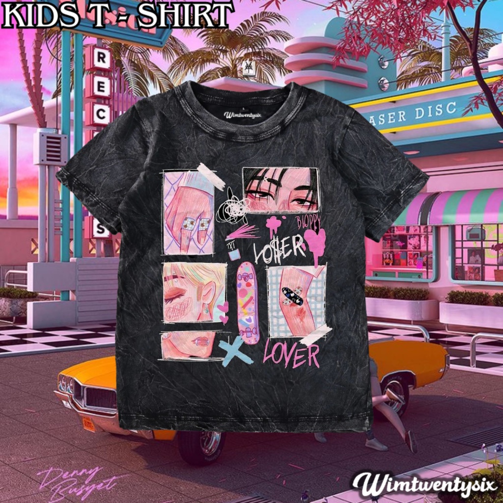 Txt Lostenr lover washing เสื้อยืดวินเทจ | เสื้อยืด CHILDRENS | เสื้อผ้า