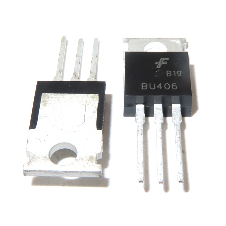 ใหม่ ทรานซิสเตอร์ ไตรโอดพลังงานสูง BU406 NPN TO-220