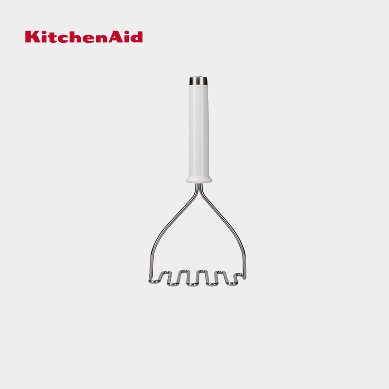 KitchenAid Stainless Steel Masher - Onyx Black / White / Charcoal Grey (Soft Grip) เครื่องบดอาหารแบบมือกดสแตนเลส