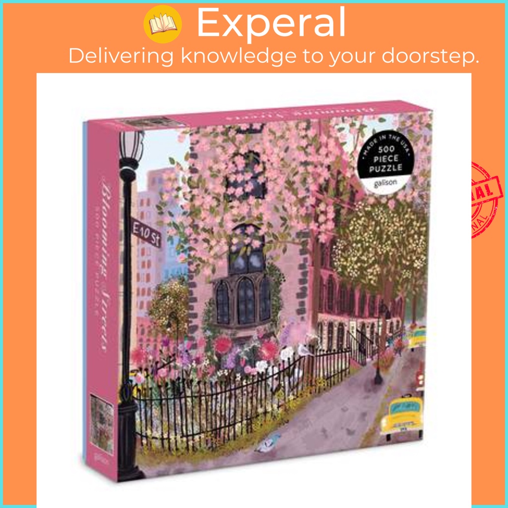Blooming Streets 500 Piece Puzzle โดย Galison (ฉบับสหรัฐอเมริกาปกอ่อน)