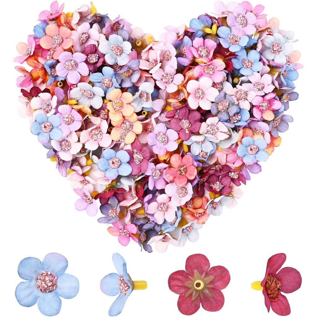 50 ชิ้น ดอกไม้ สําหรับงานฝีมือ ดอกเดซี่ปลอม หัวดอกไม้ผ้าไหม ดอกไม้ประดิษฐ์ ขนาดเล็ก สําหรับงานแต่งงาน บ้าน DIY พวงหรีดภาพ อุปกรณ์ตกแต่ง