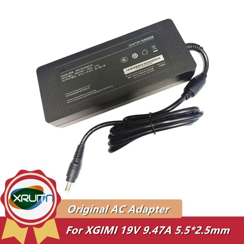 19V 9.47A 180W อินพุต 200V-240V อะแดปเตอร์ AC HKA18019095-6C เครื่องชาร์จสําหรับแหล่งจ่ายไฟโปรเจคเตอ