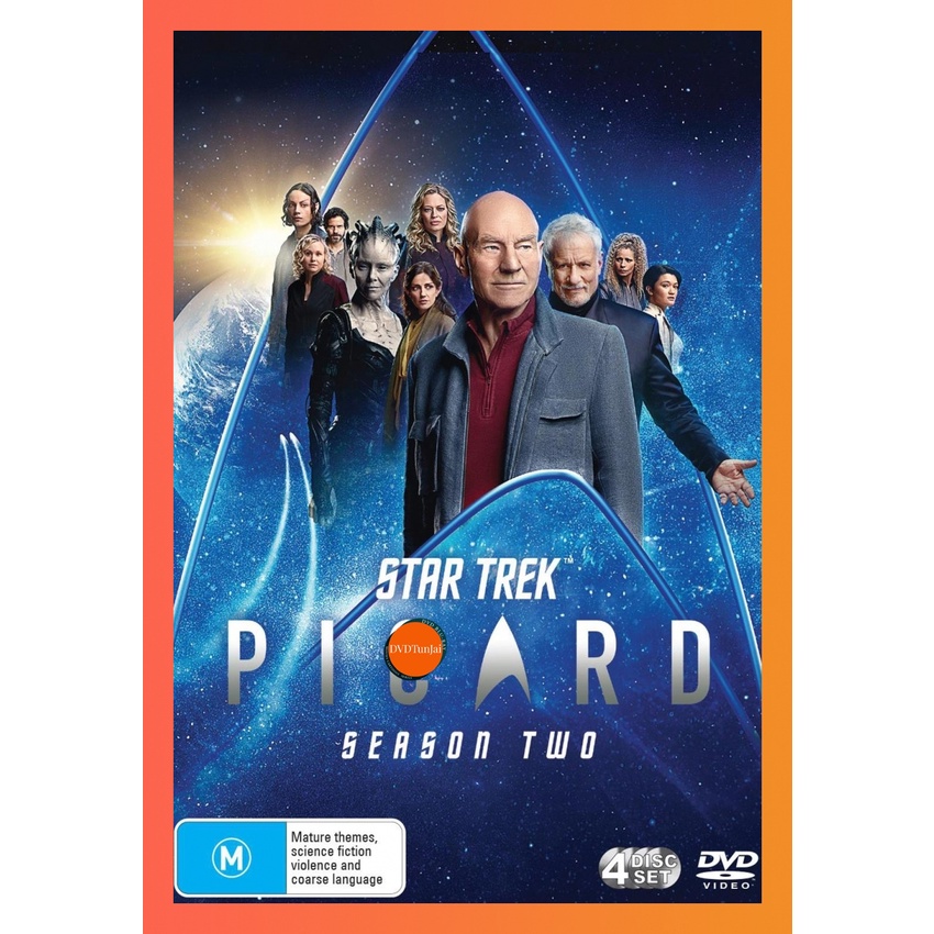 DVD Star Trek Picard Season 2 (2022) สตาร์ เทรค พิคาร์ด ปี 2 (10 ตอน) หนังใหม่ ซีรีส์ฝรั่ง เสียง ไทย/อังกฤษ | ซับ ไทย/อั