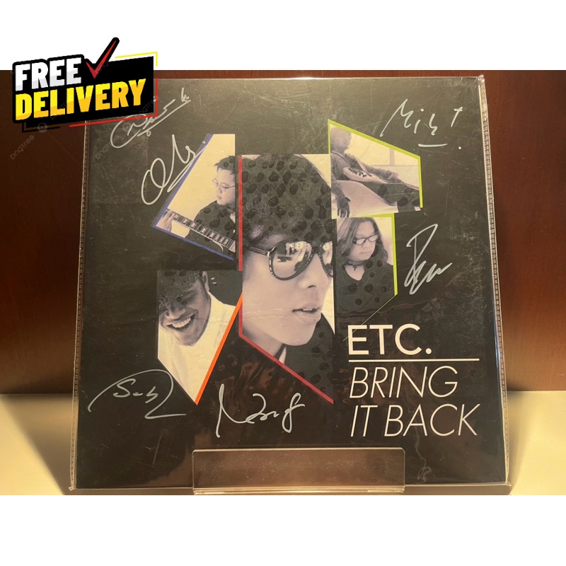 [ร้านค้าจัดส่งไว] แผ่นเสียง ETC : Bring It Back 2LP Vinyl ลายเซ็นต์สดครบวง
