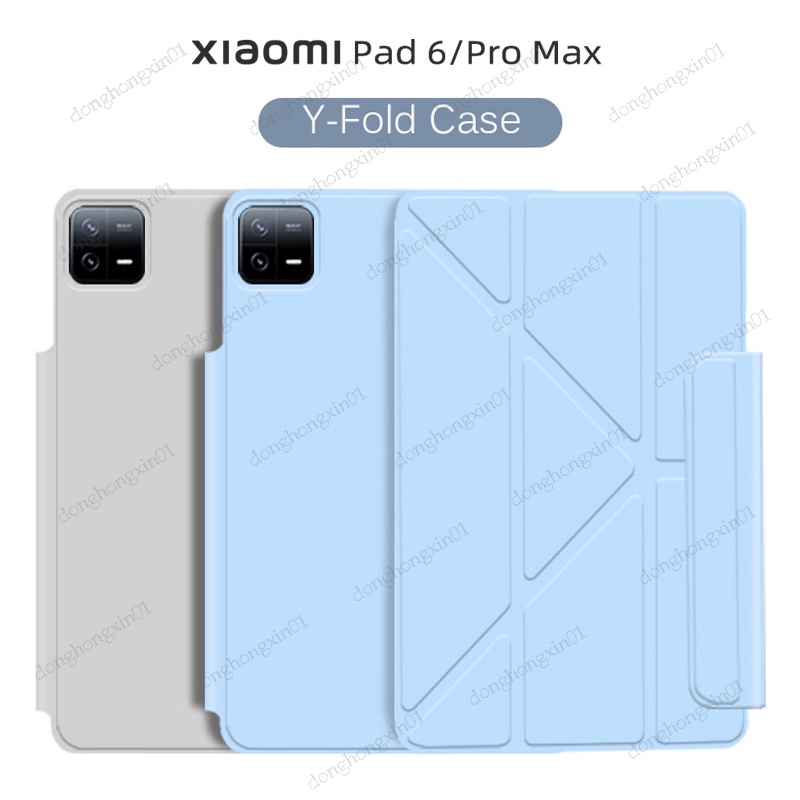 เคสโทรศัพท์มือถือ ฝาพับแม่เหล็ก รูปตัว Y สําหรับ Xiaomi Mi Pad 6 6 Pro Mi Pad 6 Max 14 Mi Pad 5 Pro 11 นิ้ว
